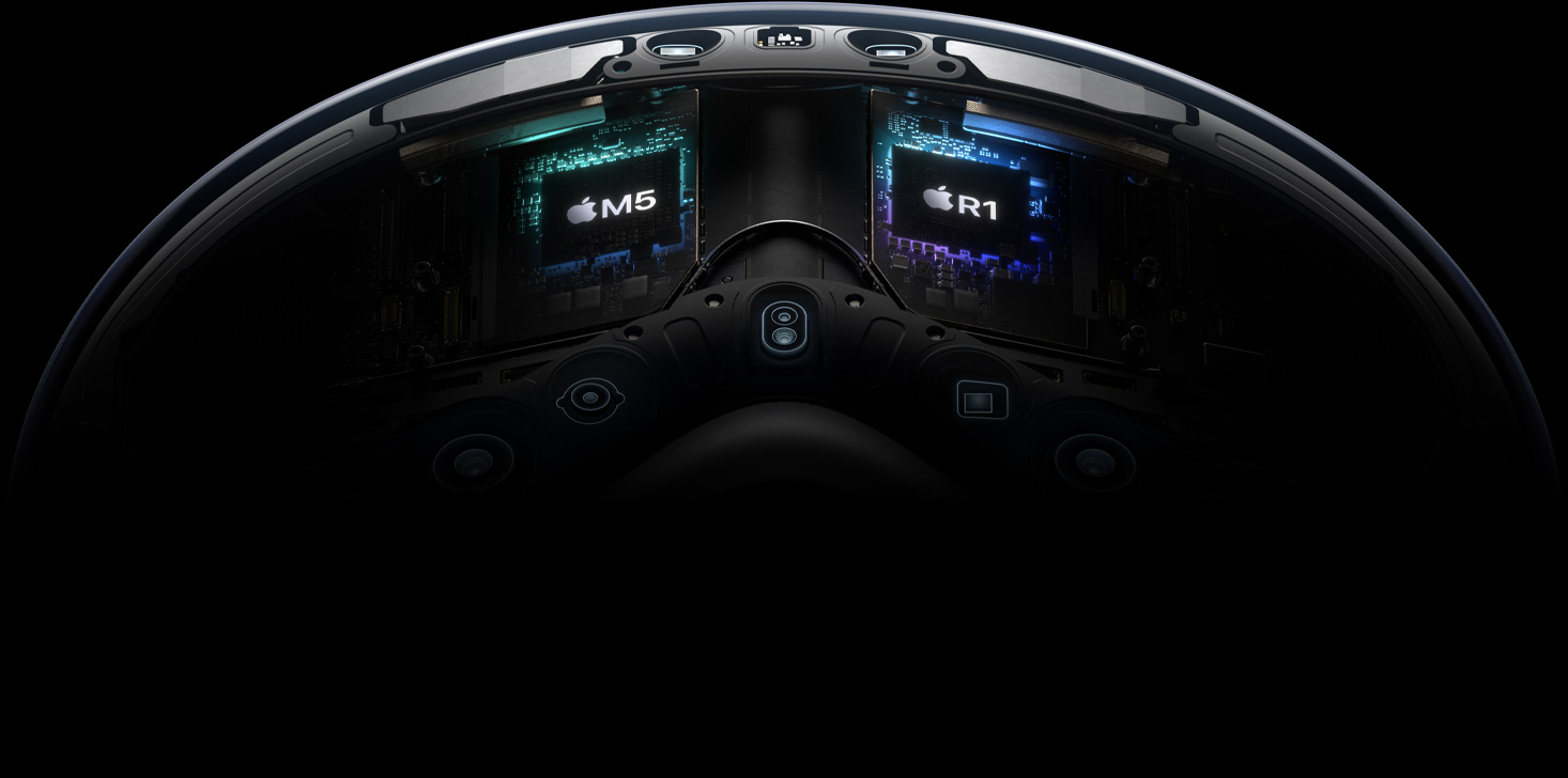 The M5 and R1 chips inside Apple Vision Pro